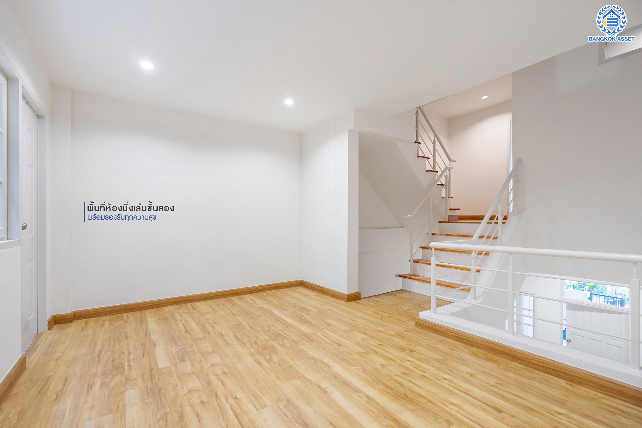 ทาวน์เฮ้าส์มือสองนนทบุรี ม.สรานนท์ ติวานนท์-ปากเกร็ด ทาวน์เฮ้าส์ 3ชั้นครึ่ง เนื้อที่ 18 ตร.ว. ฟังก์ชัน 4 ห้องนอน 3 ห้องน้ำ จอดรถได้ 2 คัน พร้อม Living Room กว้างขวาง บนทำเลติดถนนติวานนท์ ใกล้เซ็นทรัลแจ้งวัฒนะ และรถไฟฟ้าสายสีชมพู "สถานีแยกปากเกร็ด"